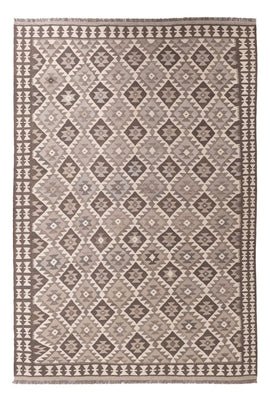 Kelim Rug - Splash - 293 x 198 cm - light grey