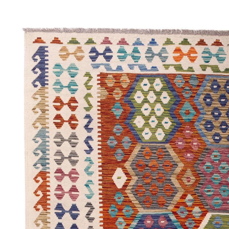 Kelim Rug - Splash - 292 x 214 cm - multicolored