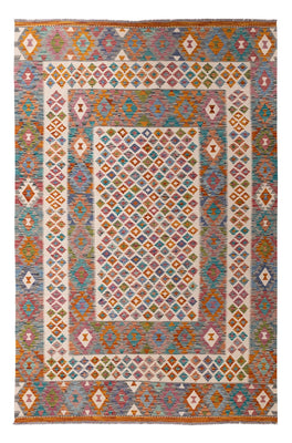 Kelim Rug - Splash - 301 x 203 cm - multicolored