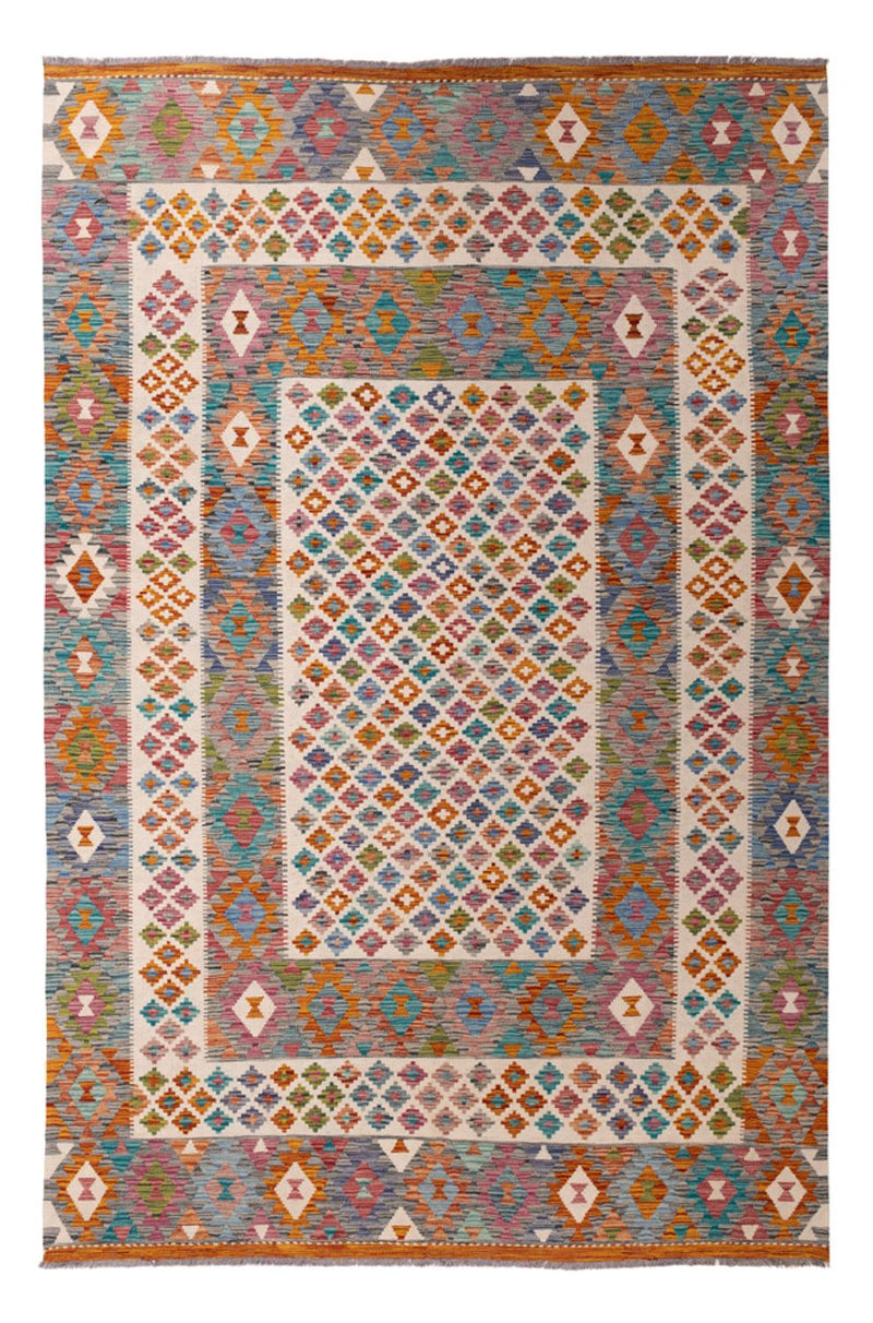 Kelim Rug - Splash - 301 x 203 cm - multicolored