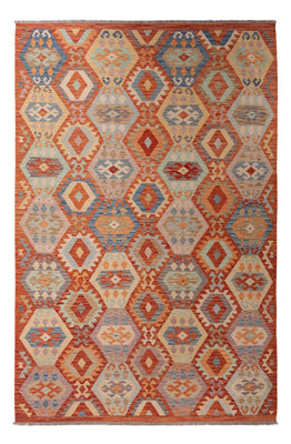 Kelim Rug - Splash - 310 x 204 cm - multicolored