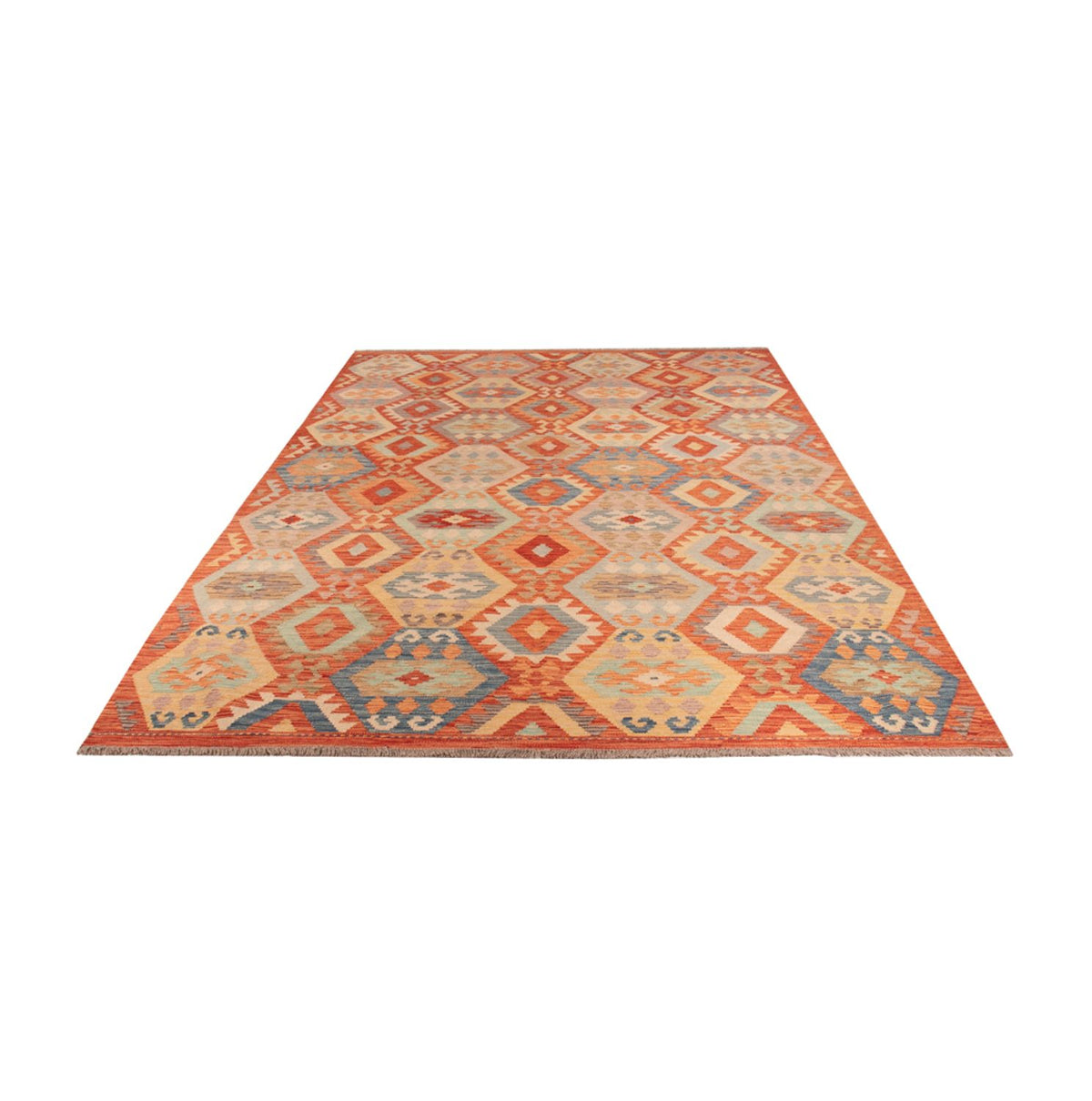 Kelim Rug - Splash - 310 x 204 cm - multicolored