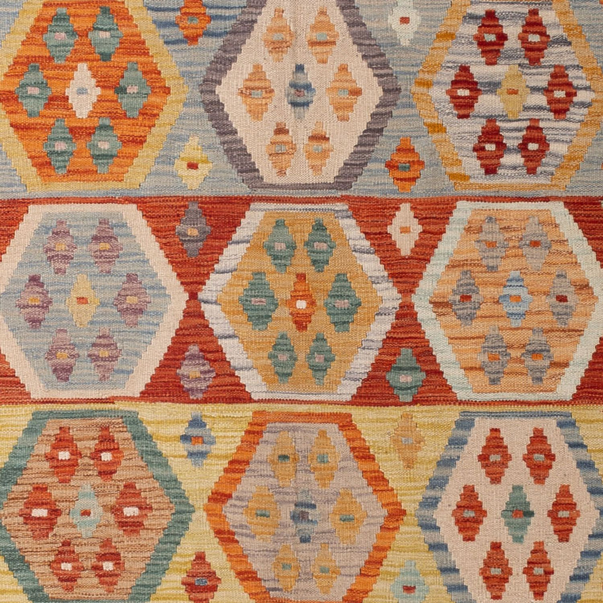 Kelim Rug - Splash - 305 x 200 cm - multicolored