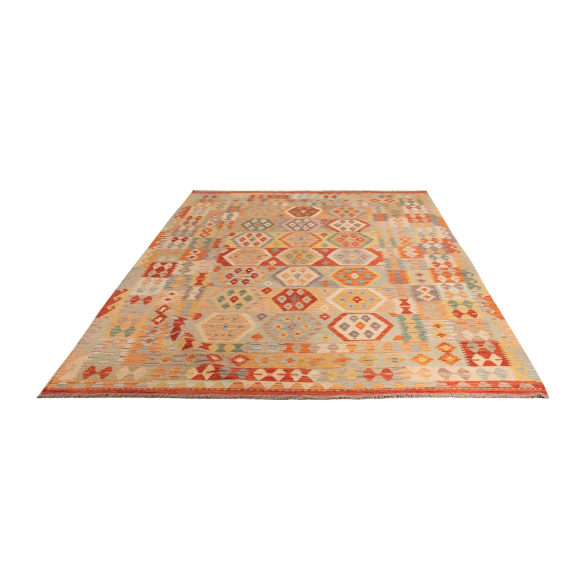 Kelim Rug - Splash - 305 x 200 cm - multicolored