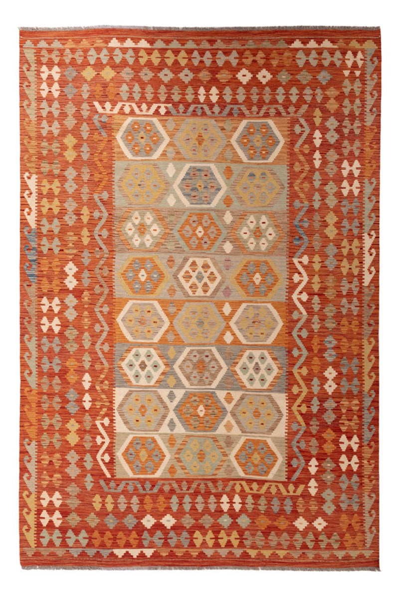 Kelim Rug - Splash - 298 x 197 cm - multicolored