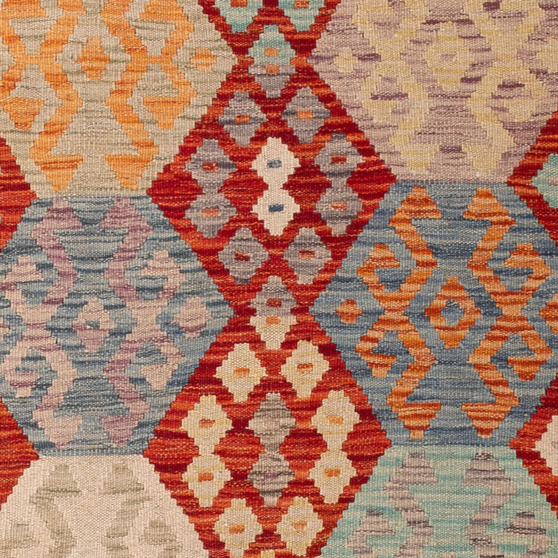 Kelim Rug - Splash - 201 x 127 cm - multicolored