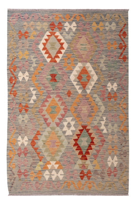 Kelim Rug - Splash - 184 x 122 cm - multicolored