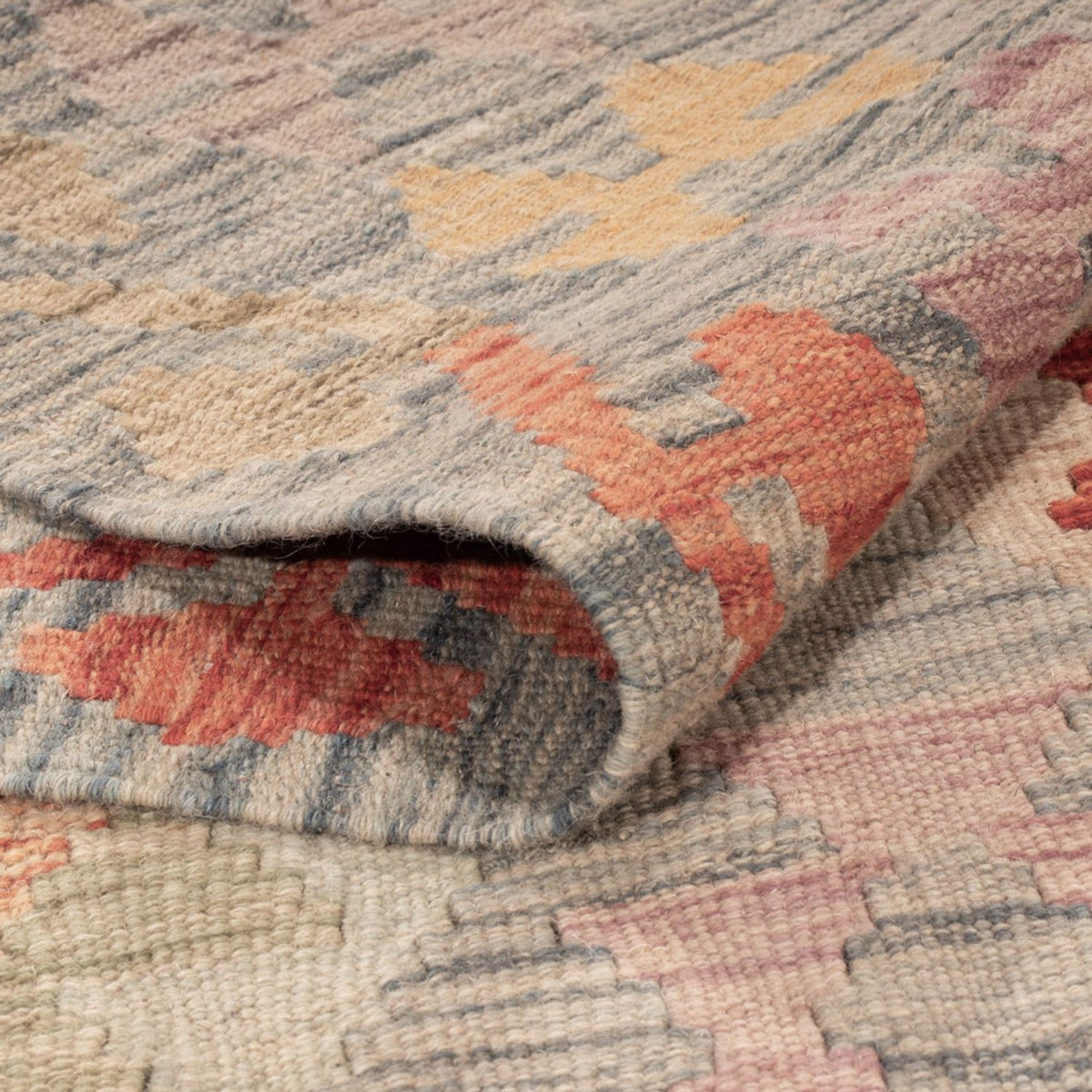 Kelim Rug - Splash - 184 x 122 cm - multicolored