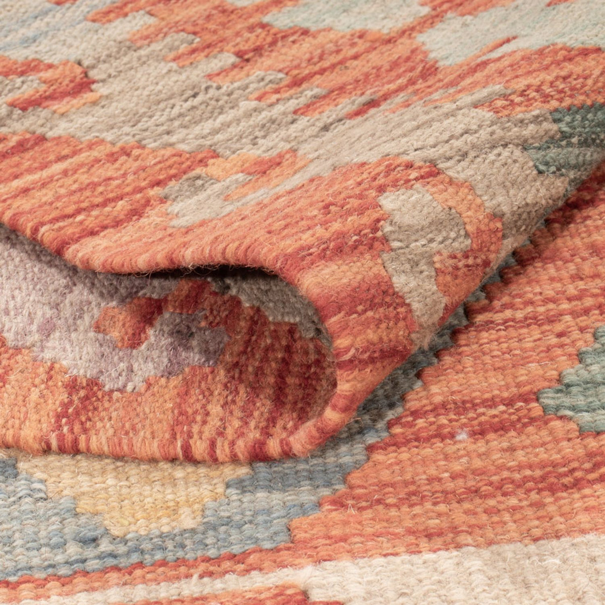 Kelim Rug - Splash - 182 x 124 cm - multicolored