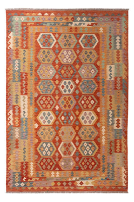 Kelim Rug - Splash - 295 x 195 cm - multicolored