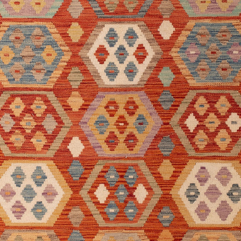 Kelim Rug - Splash - 295 x 195 cm - multicolored