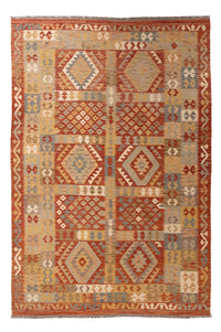 Kelim Rug - Splash - 287 x 191 cm - multicolored