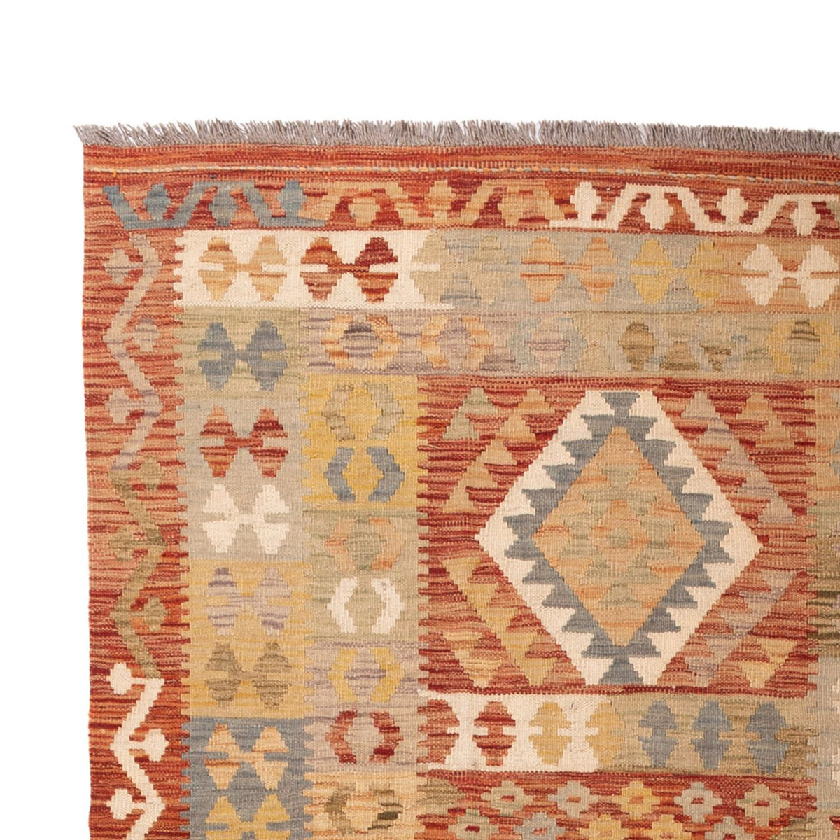 Kelim Rug - Splash - 287 x 191 cm - multicolored