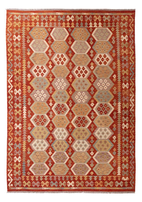 Kelim Rug - Splash - 289 x 203 cm - multicolored