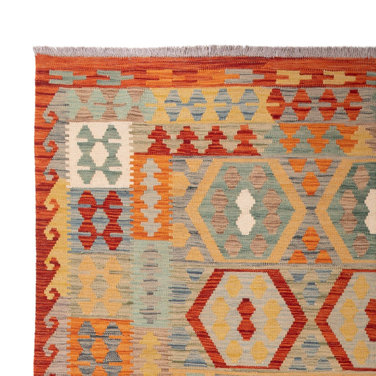 Kelim Rug - Splash - 294 x 202 cm - multicolored