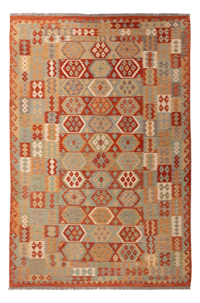 Kelim Rug - Splash - 306 x 203 cm - multicolored