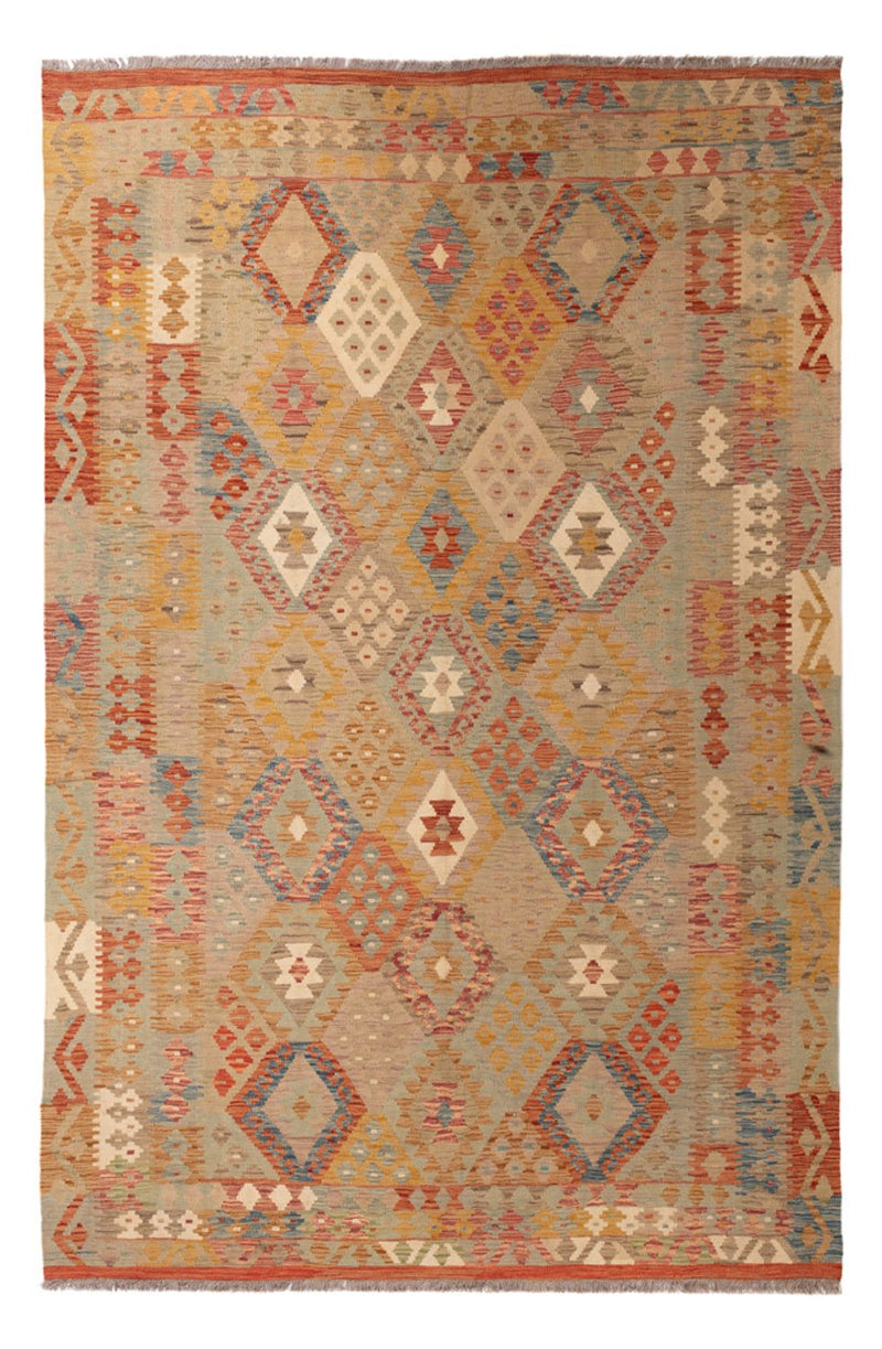 Kelim Rug - Splash - 301 x 199 cm - multicolored