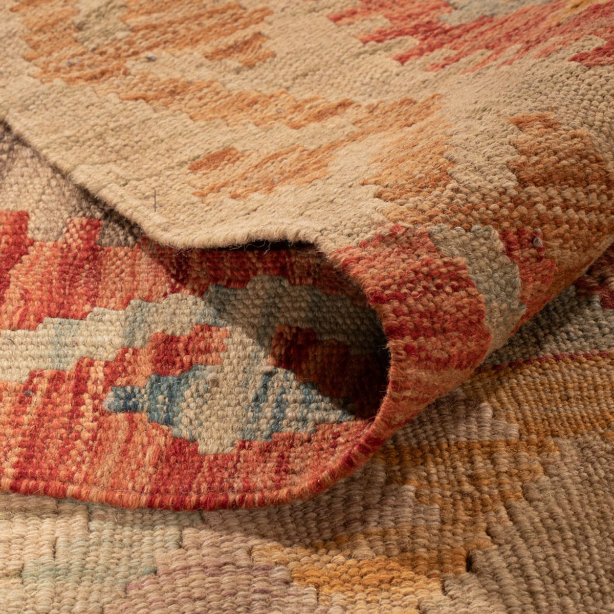 Kelim Rug - Splash - 301 x 199 cm - multicolored