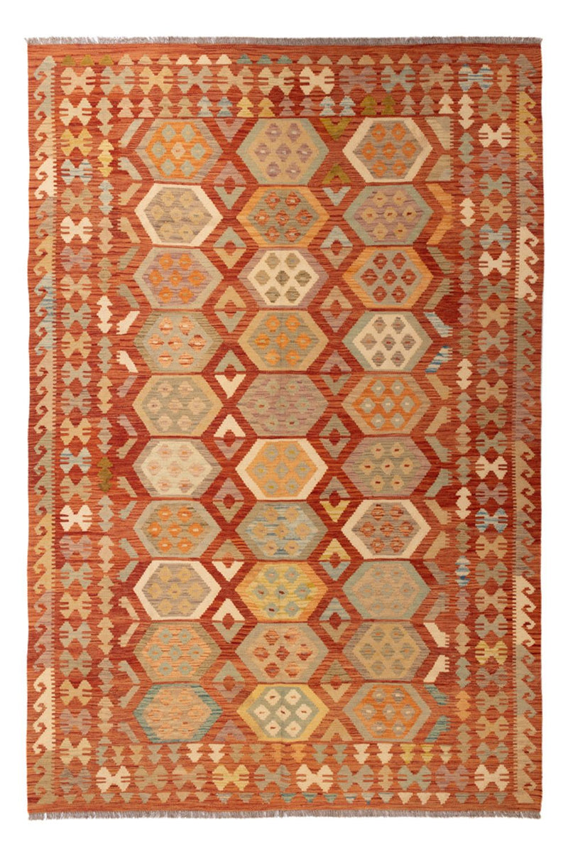 Kelim Rug - Splash - 302 x 198 cm - multicolored