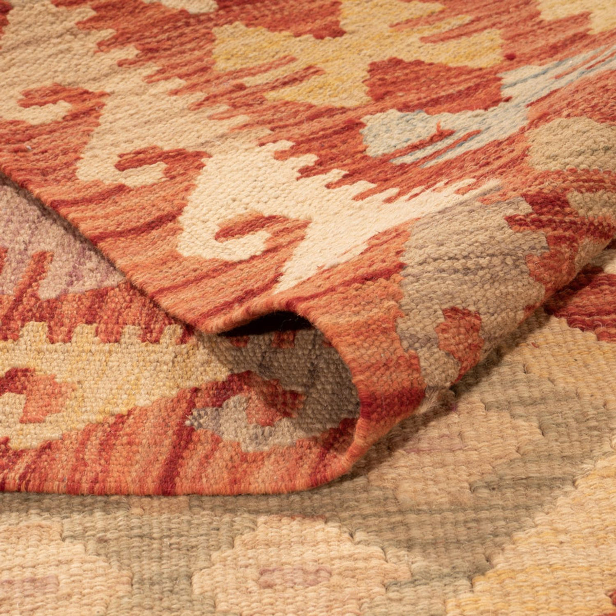 Kelim Rug - Splash - 302 x 198 cm - multicolored