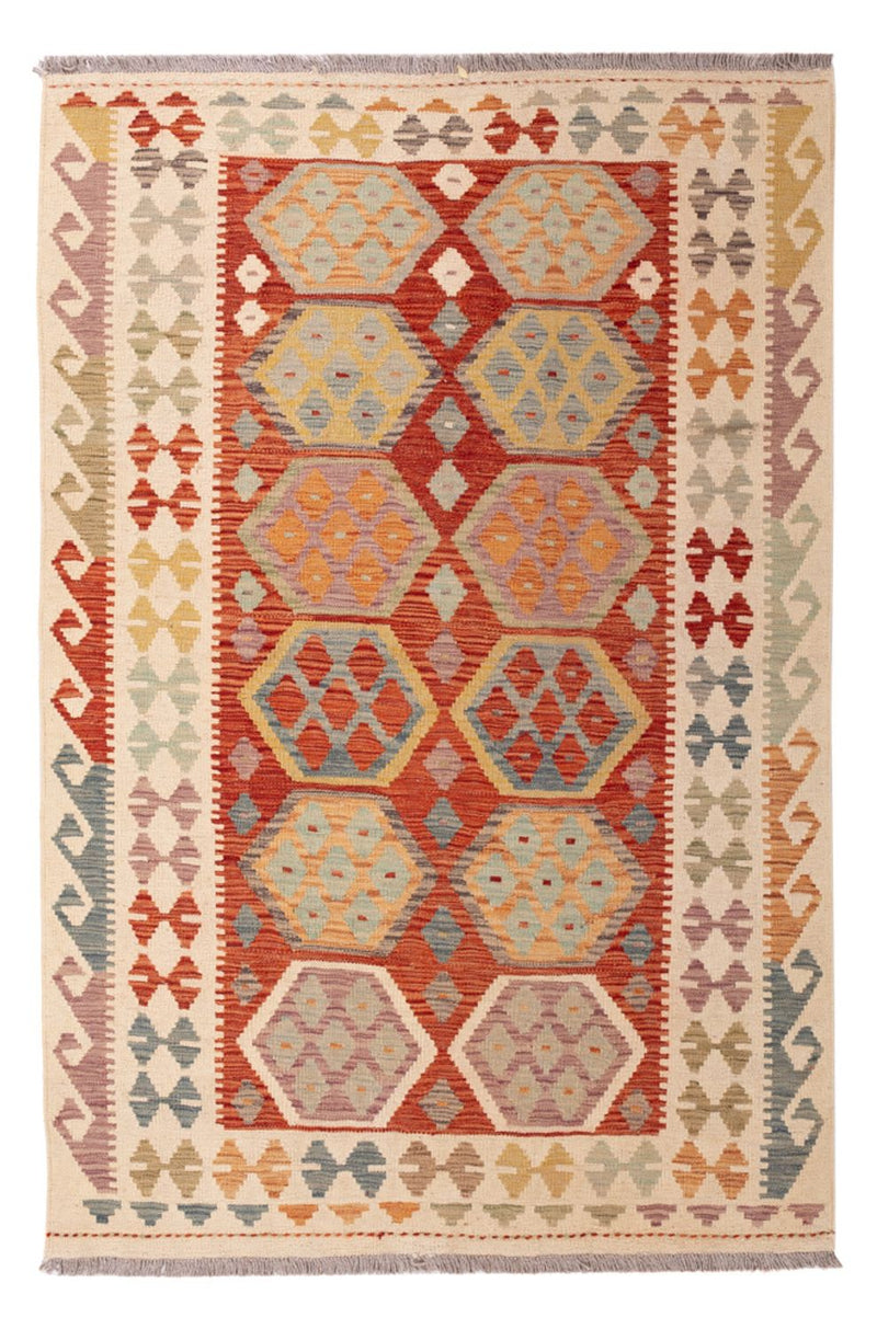 Kelim Rug - Splash - 184 x 120 cm - multicolored