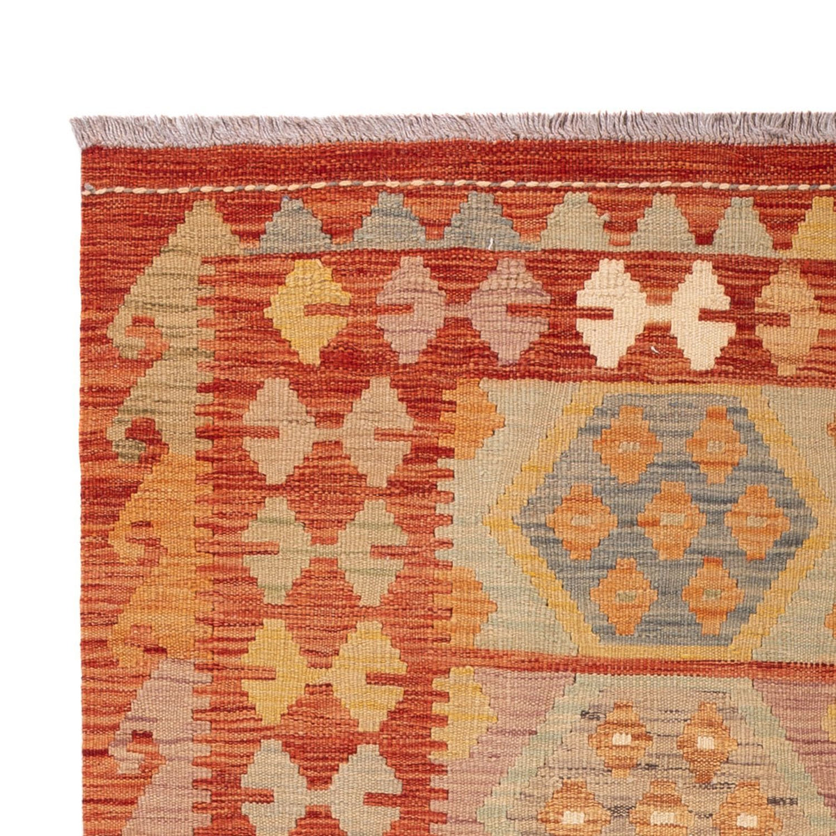 Kelim Rug - Splash - 194 x 117 cm - multicolored