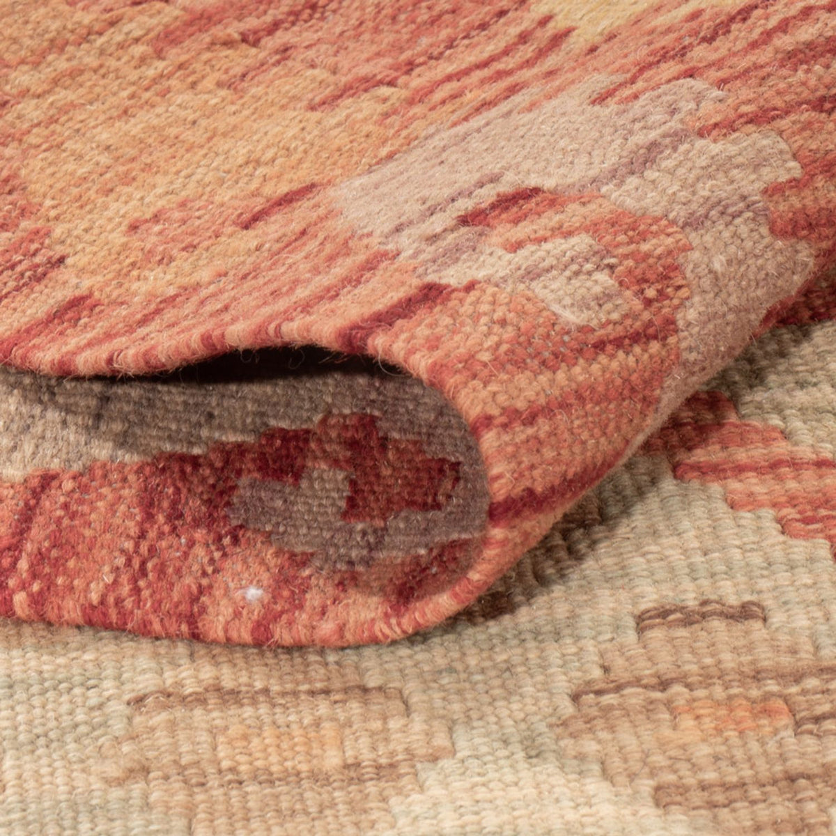 Kelim Rug - Splash - 194 x 117 cm - multicolored