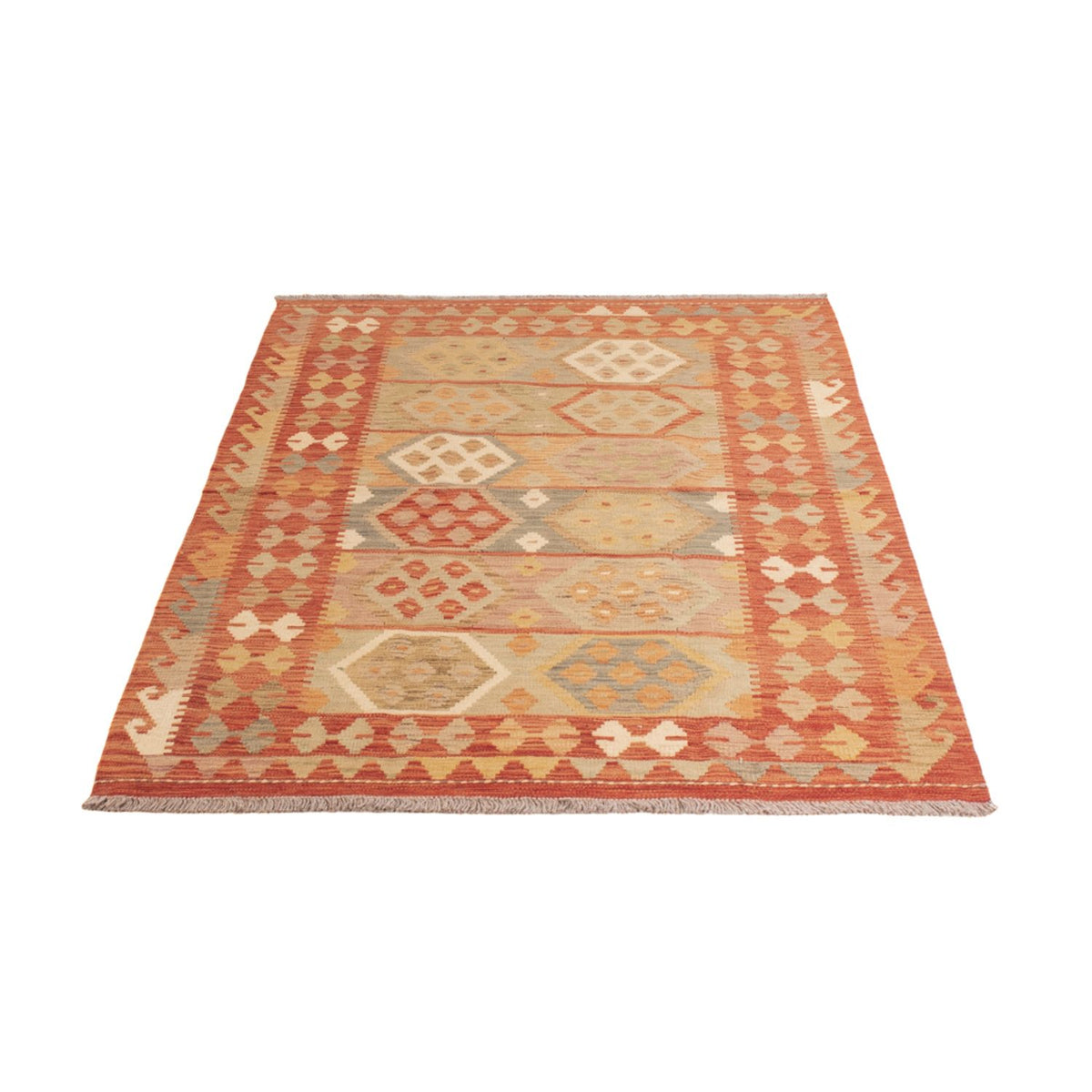 Kelim Rug - Splash - 194 x 117 cm - multicolored