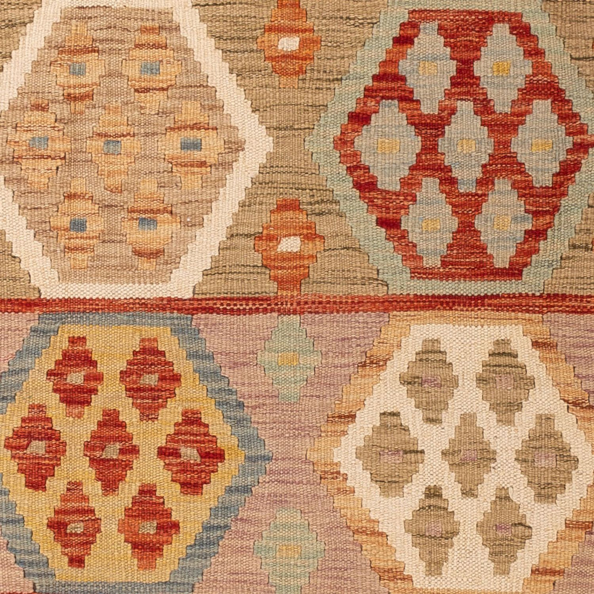 Kelim Rug - Splash - 185 x 122 cm - multicolored