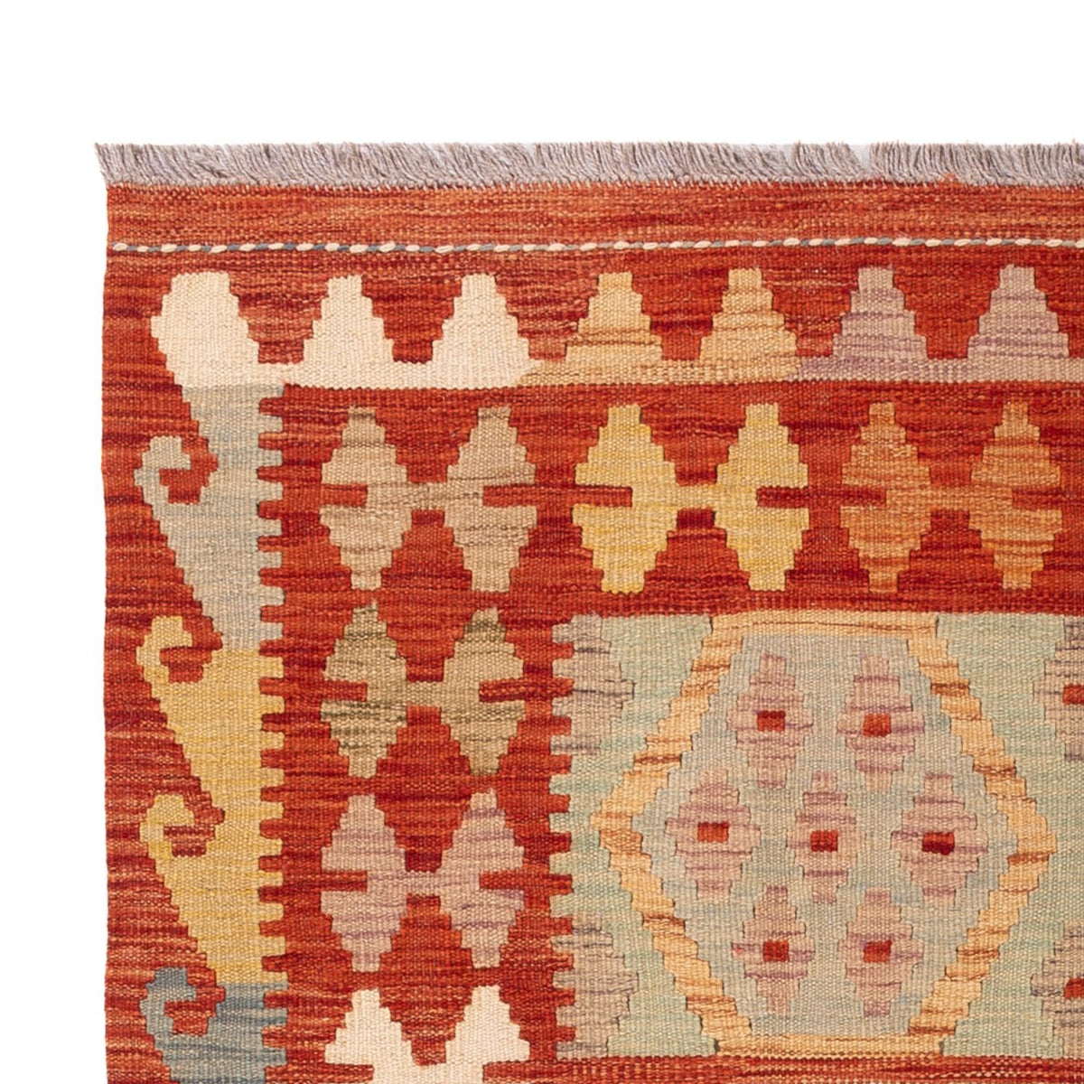 Kelim Rug - Splash - 185 x 122 cm - multicolored