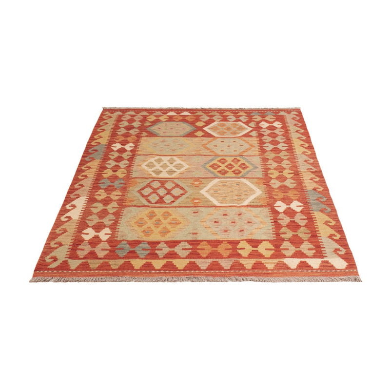Kelim Rug - Splash - 185 x 122 cm - multicolored
