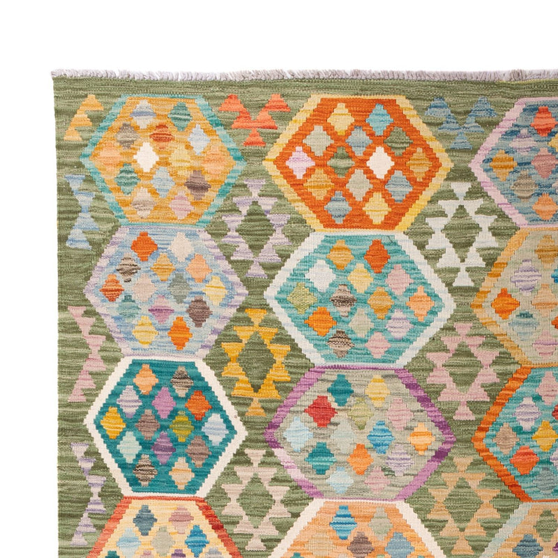 Kelim Rug - Splash - 299 x 200 cm - multicolored