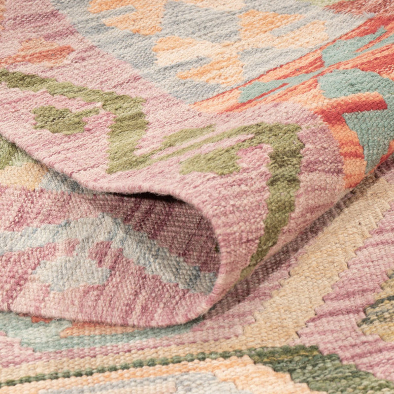 Kelim Rug - Splash - 187 x 127 cm - multicolored