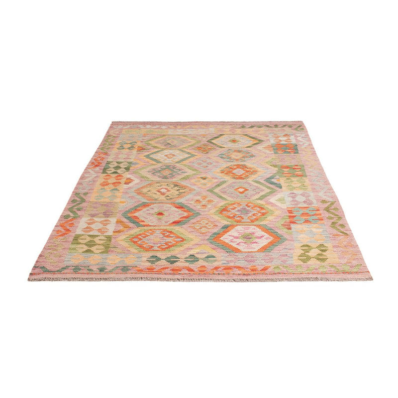 Kelim Rug - Splash - 187 x 127 cm - multicolored