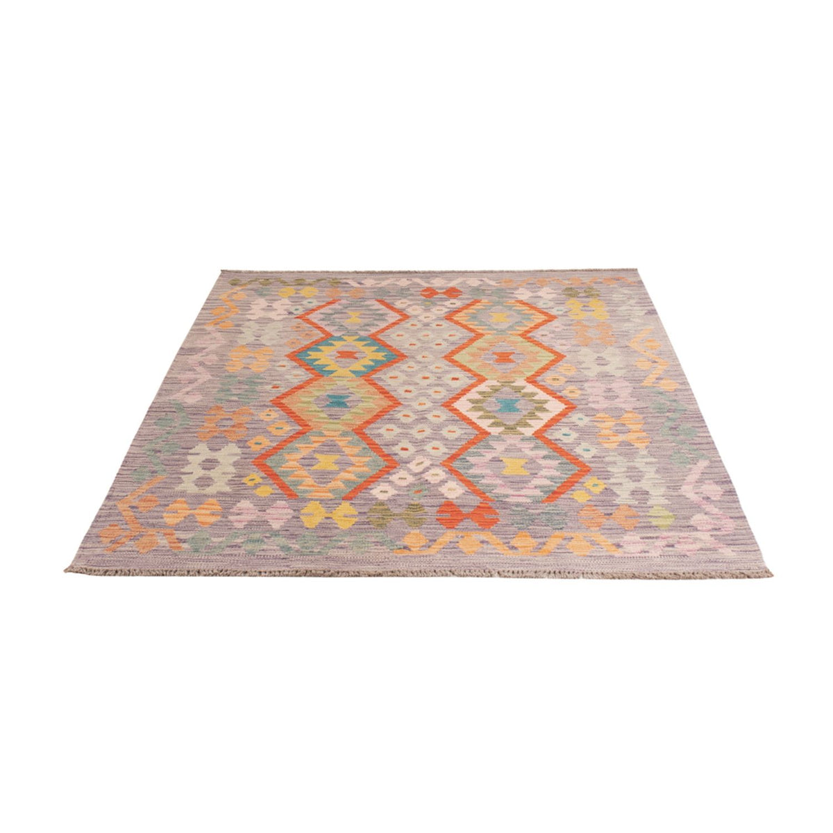 Kelim Rug - Splash - 187 x 134 cm - multicolored