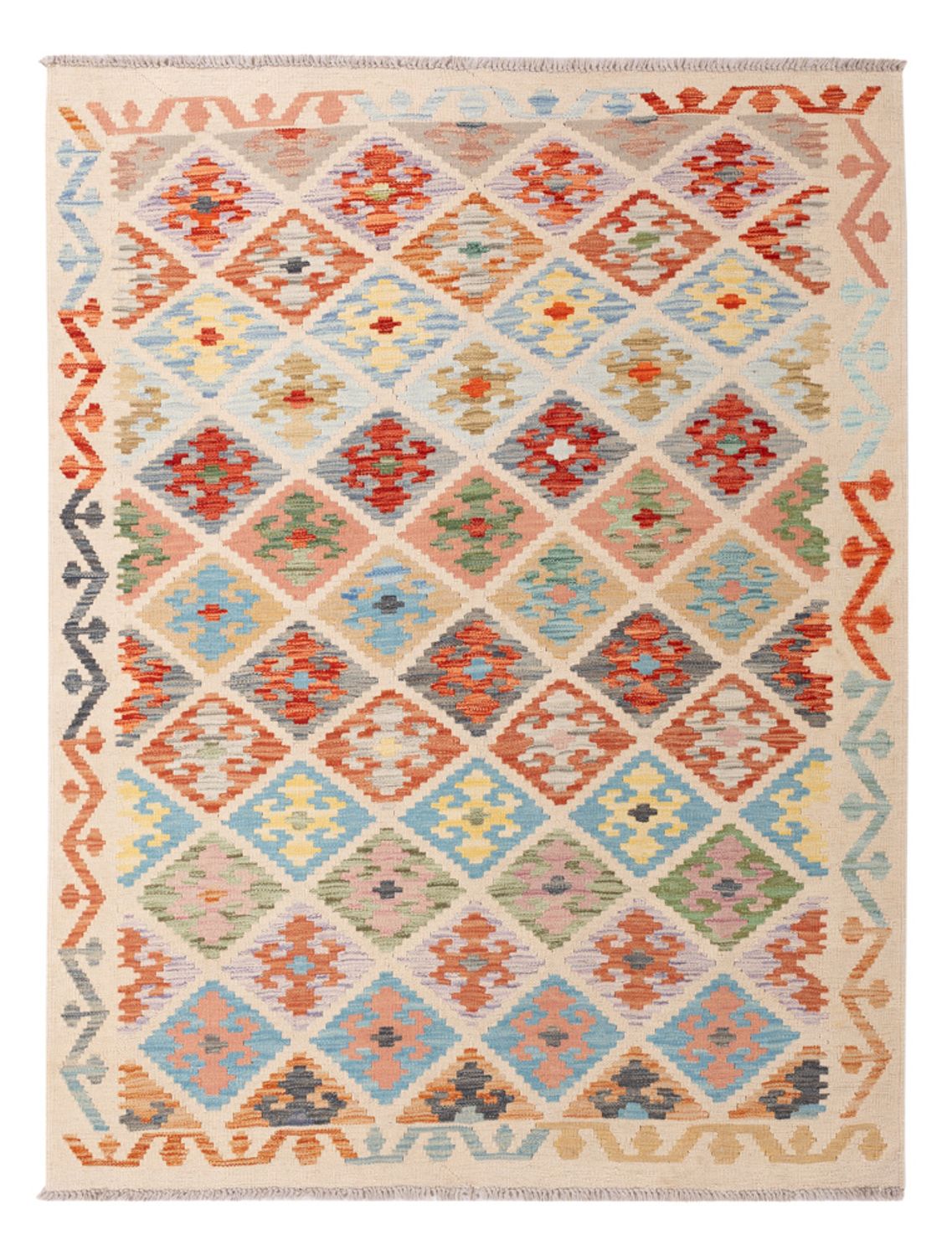 Kelim Rug - Splash - 171 x 129 cm - multicolored