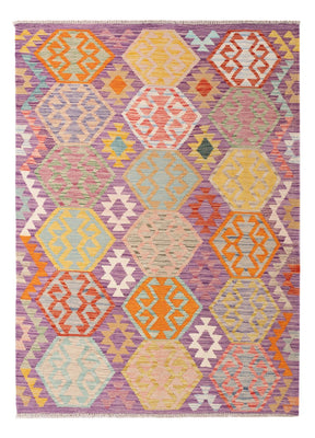 Kelim Rug - Splash - 172 x 122 cm - multicolored