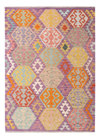 Kelim Rug - Splash - 172 x 122 cm - multicolored