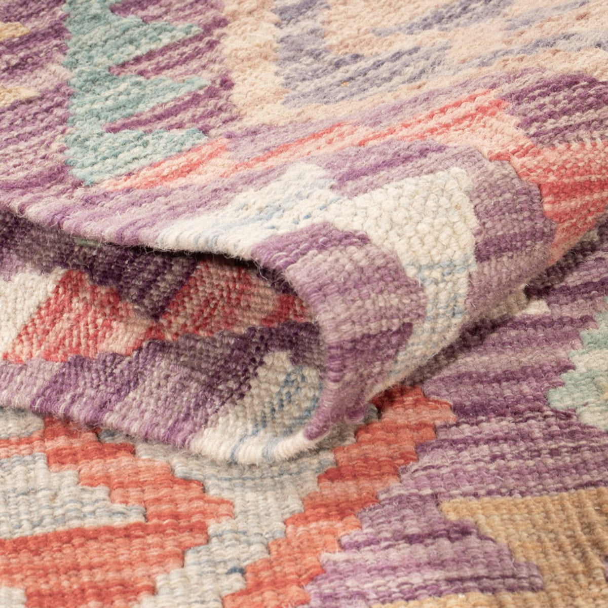 Kelim Rug - Splash - 172 x 122 cm - multicolored