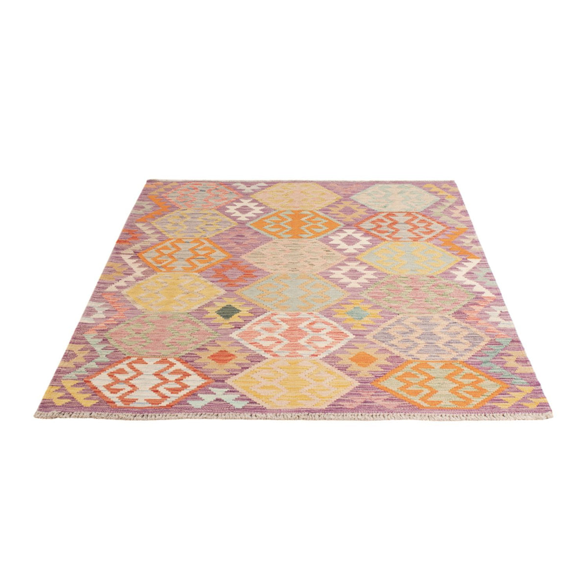Kelim Rug - Splash - 172 x 122 cm - multicolored