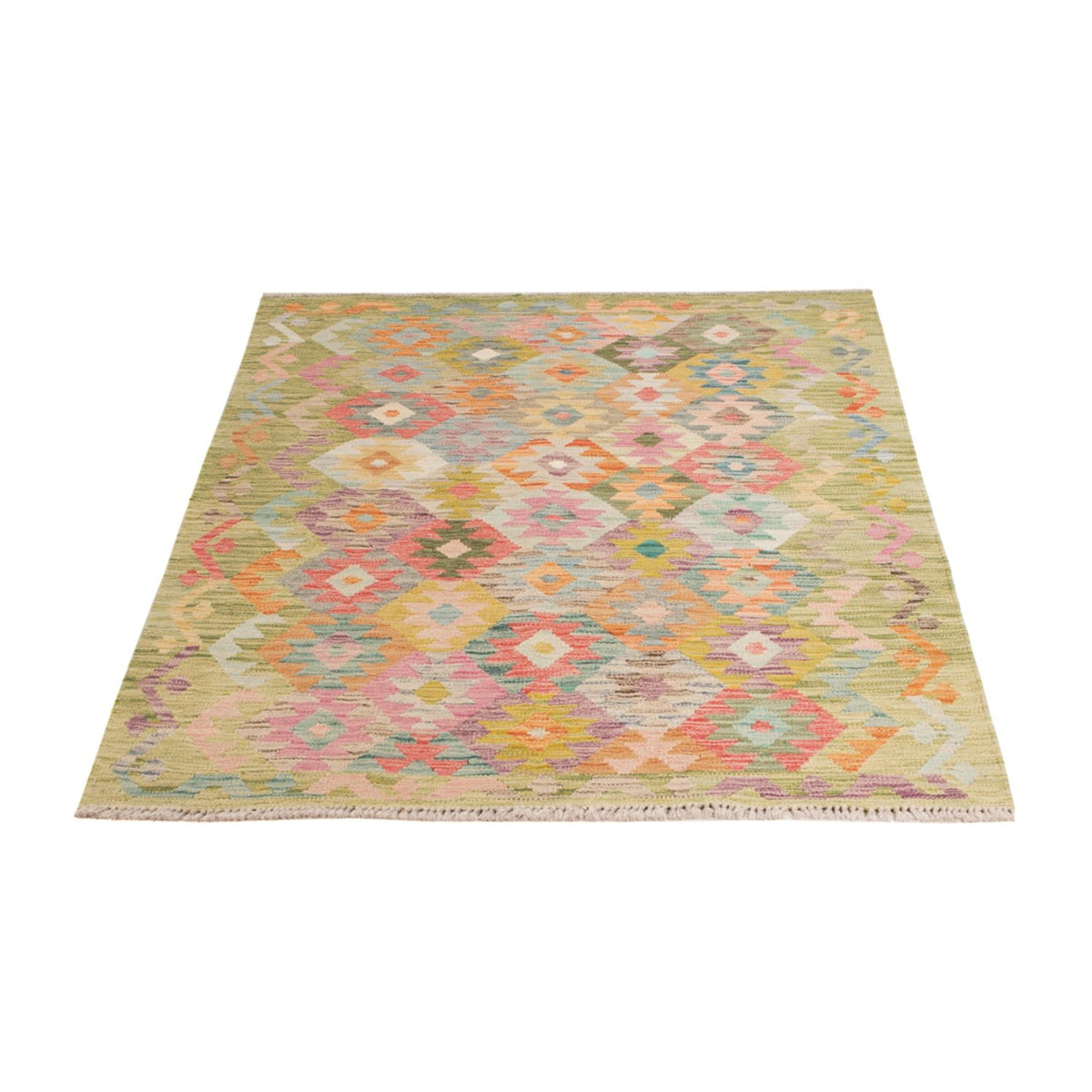 Kelim Rug - Splash - 181 x 120 cm - multicolored