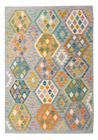 Kelim Rug - Splash - 177 x 124 cm - multicolored