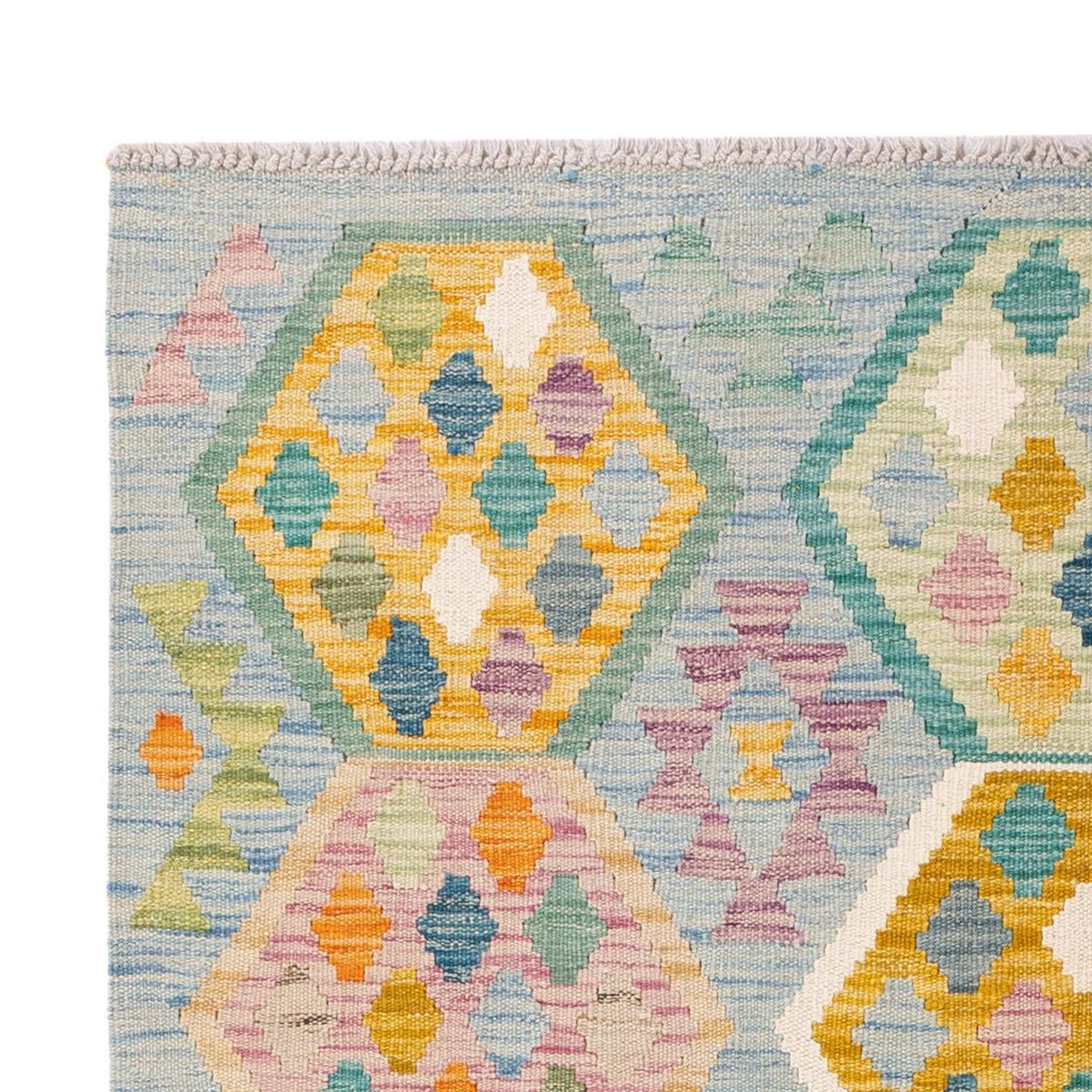 Kelim Rug - Splash - 177 x 124 cm - multicolored