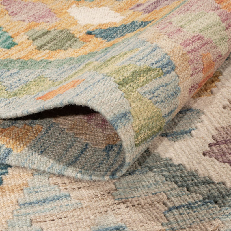 Kelim Rug - Splash - 177 x 124 cm - multicolored