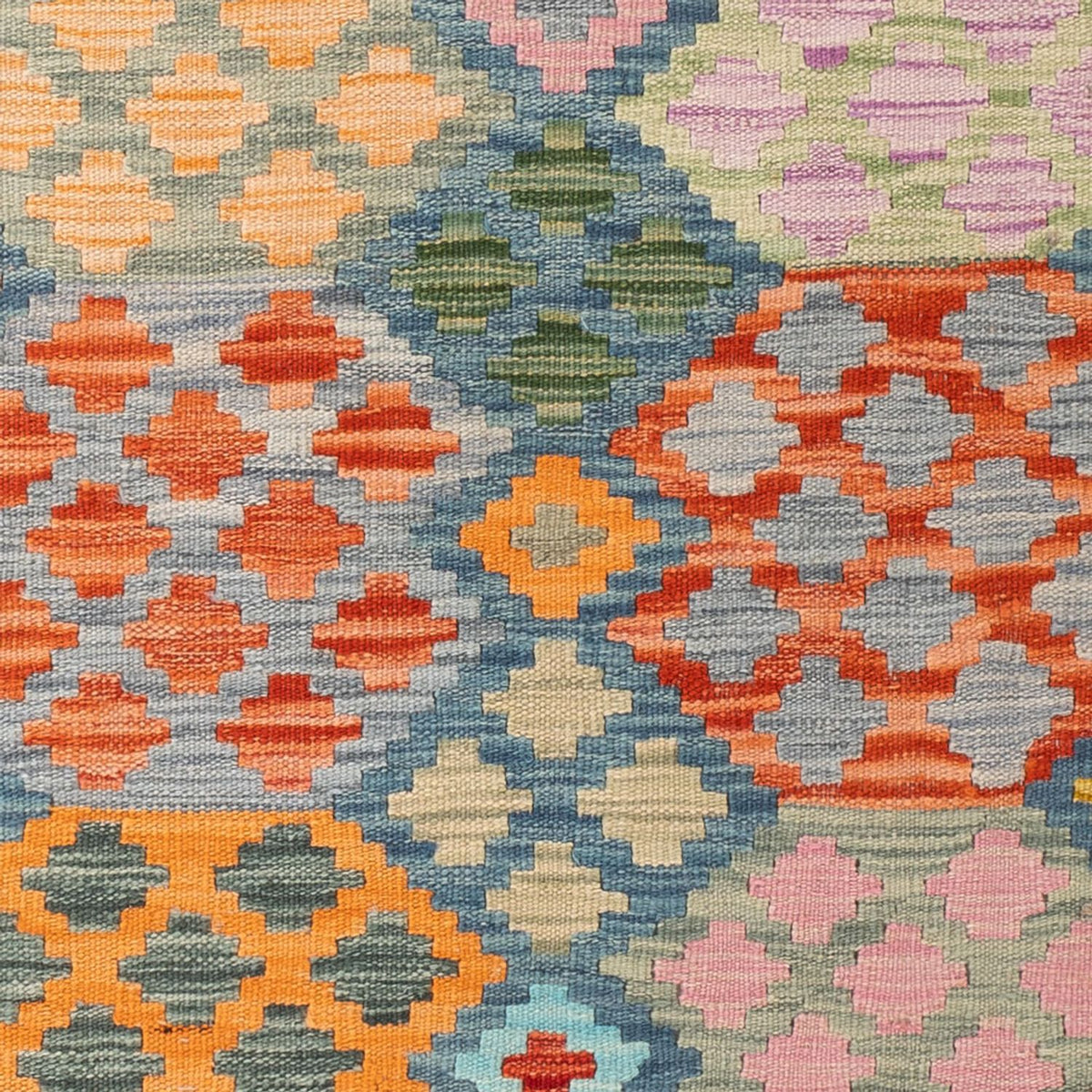 Kelim Rug - Splash - 187 x 129 cm - multicolored