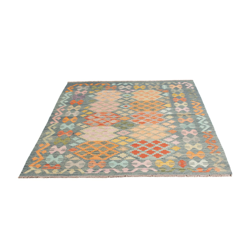Kelim Rug - Splash - 187 x 129 cm - multicolored