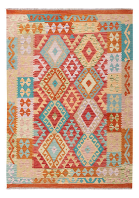 Kelim Rug - Splash - 186 x 132 cm - multicolored