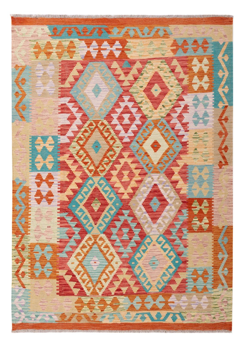 Kelim Rug - Splash - 186 x 132 cm - multicolored