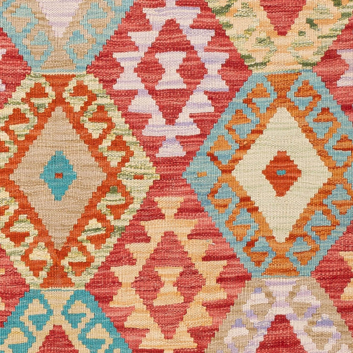 Kelim Rug - Splash - 186 x 132 cm - multicolored