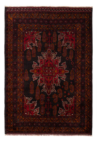 Belutsch Rug - 181 x 126 cm - dark red